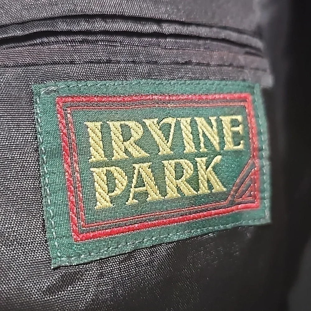 Irvine Park Silver Blazer Suit Jacket Size 46R Vintage